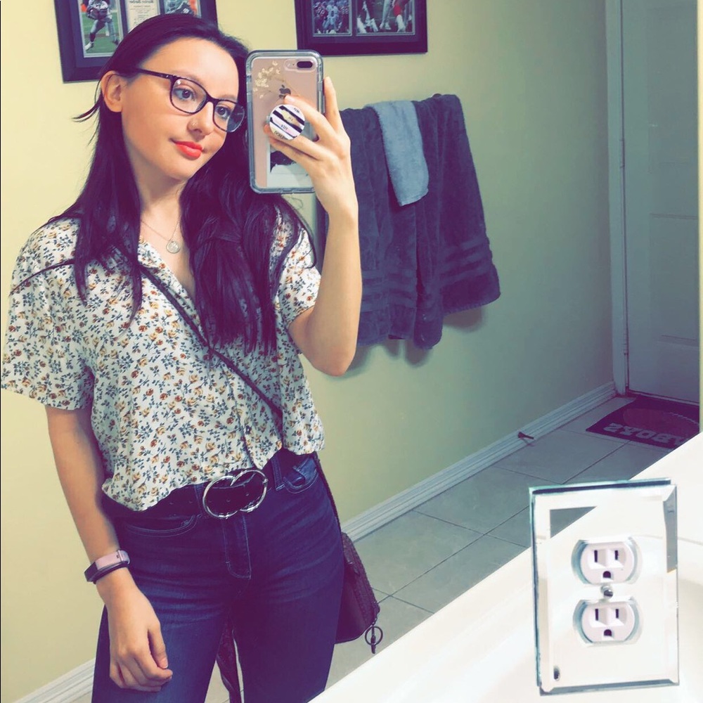 Floral blouse